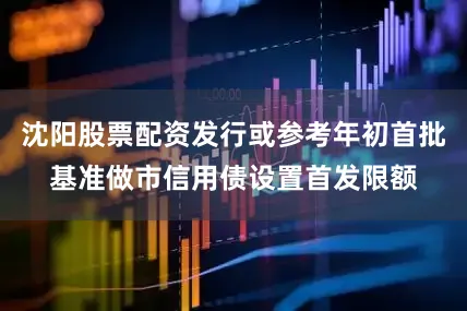 沈阳股票配资发行或参考年初首批基准做市信用债设置首发限额